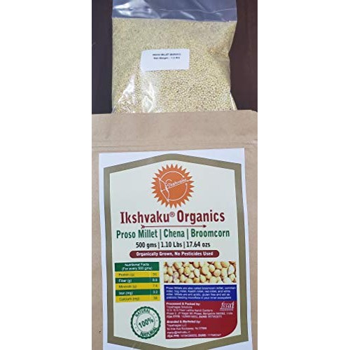 Ikshvaku Organics Proso Millet | Chena | Broomcorn | Natural Ind