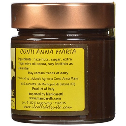 Il Colle Del Gusto Coarse Hazelnut Chocolate Spread with Extra V...