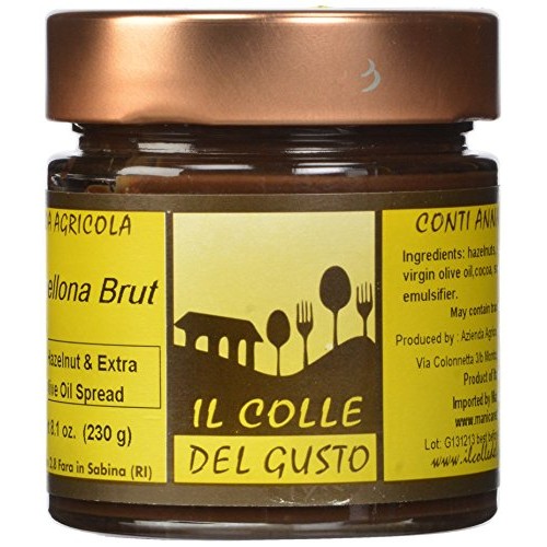 Il Colle Del Gusto Coarse Hazelnut Chocolate Spread with Extra V...