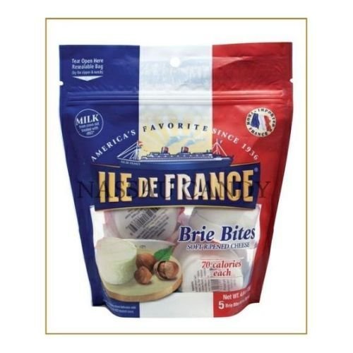 Ile De France Brie Cheese Slice - Single Serve, 4.4 Ounce -- 12
