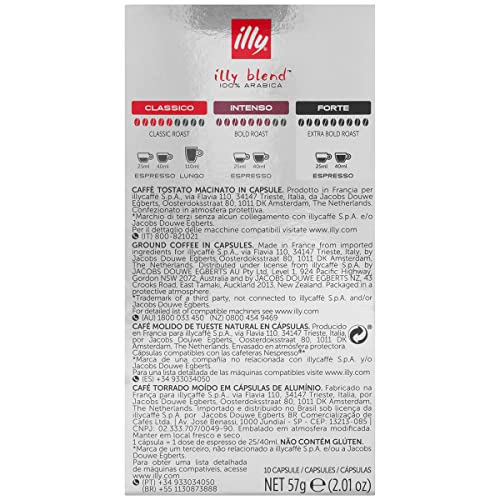 80 X Illy - Originalline Compatible Aluminium Capsules - Forte