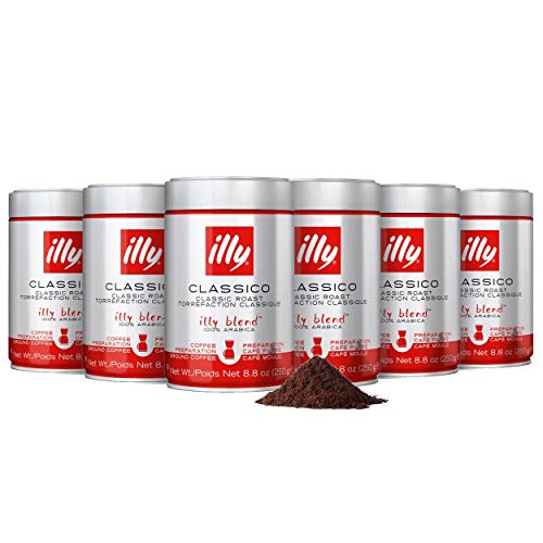 Illy Caffe Coffee - Ground Coffee - Medium Roast For Drip Coffee