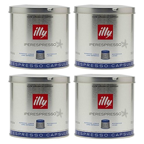 Illy Caffe Lungo Iperespresso 21 Capsules, Medium Roast, 4.6 Oun