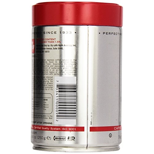 Illy Classico Whole Bean Coffee, Medium Roast, Classic Roast Wit