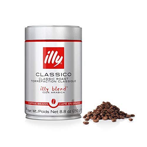 Illy Classico Whole Bean Coffee, Medium Roast, Classic Roast Wit