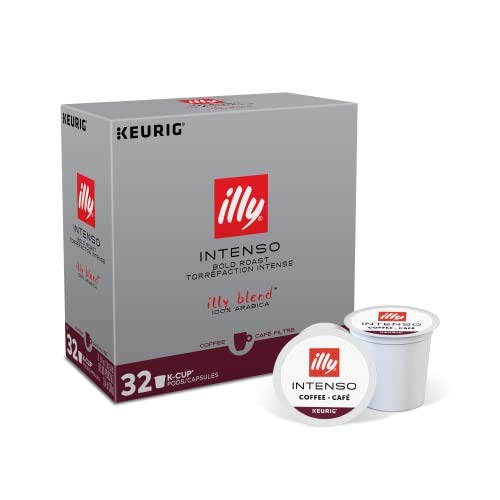 Illy Coffee, Intense &Amp; Robust, Intenso Dark Roast Coffee K-Cups,