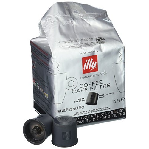 Illy Coffee, Intenso Iper Coffee Capsule, Dark Roast Drip Pods W