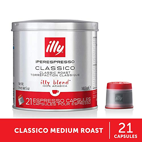 Illy Coffee, Iperespresso Capsule, Classico Medium Roast Espress