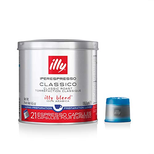 Illy Coffee, Iperespresso Capsule, Lungo Classico Medium Roast E