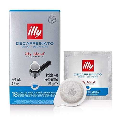Illy E.S.E. Pods Coffee, Decaf Classico E.S.E. Pods , Medium Roa