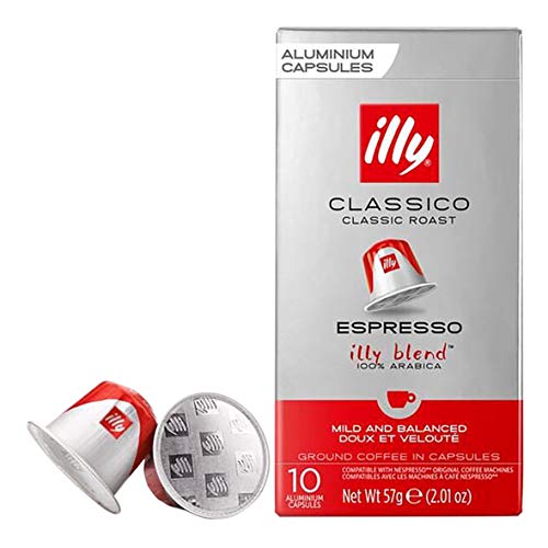 Illy Espresso Classico Coffee, Classic Roast Medium Roast 40-