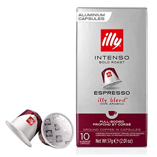 Illy Espresso Intenso Coffee, Bold Roast 40-Count Single Serve
