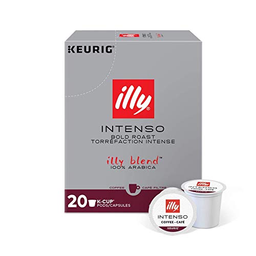 Illy Intense &Amp; Robust, Intenso Dark Roast Coffee K-Cups, Made Wi
