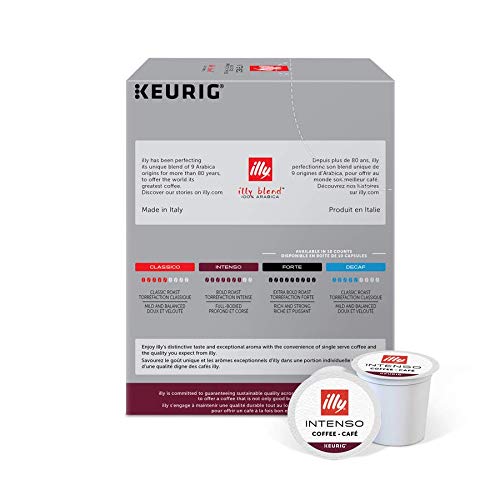 Illy Intense &Amp; Robust, Intenso Dark Roast Coffee K-Cups, Made Wi