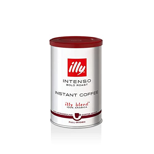 Illy Intenso Instant Coffee, Bold Roast, Intense, Robust And Ful Illy Intenso Instant Coffee, Bold Roast, Intense, Robust And Ful