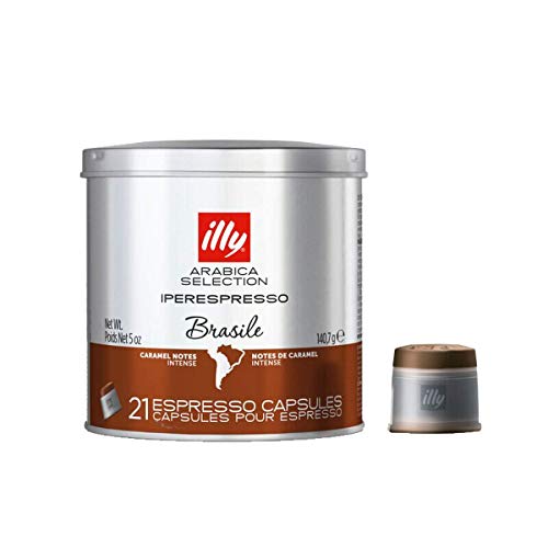 Illy Iperespresso Monoarabica Brazil Capsules Full-Bodied Coffee