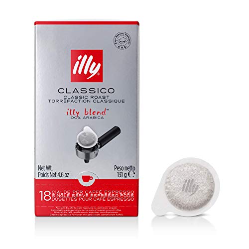 Illy Lassico E.S.E. Pods , Medium Roast, Classic Roast With Note