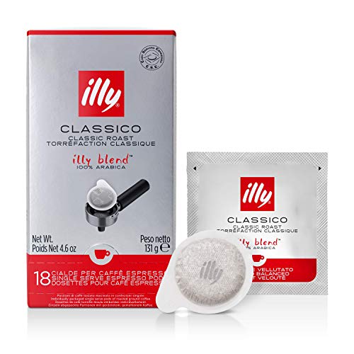 Illy Lassico E.S.E. Pods , Medium Roast, Classic Roast With Note