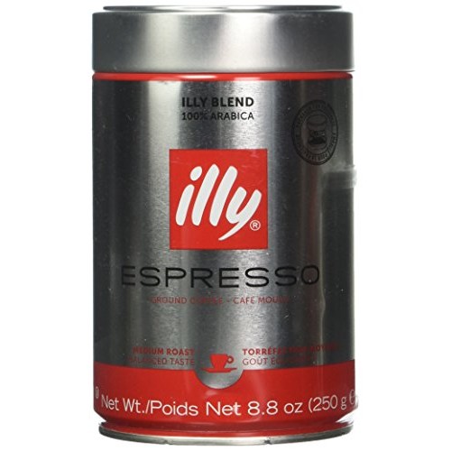 Illycaffe Coffee Grnd Normale Fine, 8.8 Oz Pack Of 6