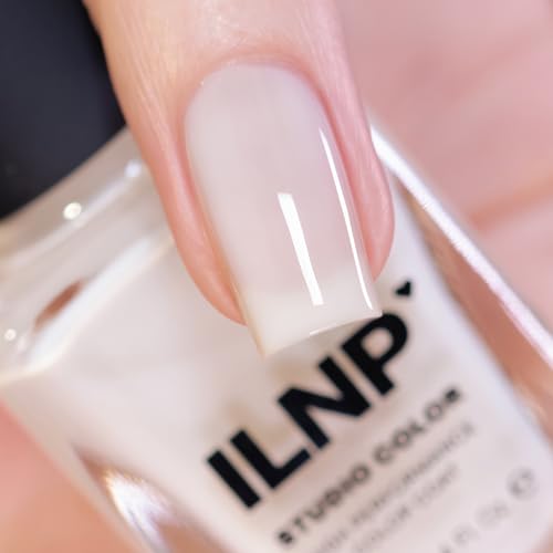 ILNP Coconut Cream - Sheer Milky White Jelly Nail Polish, Studio...