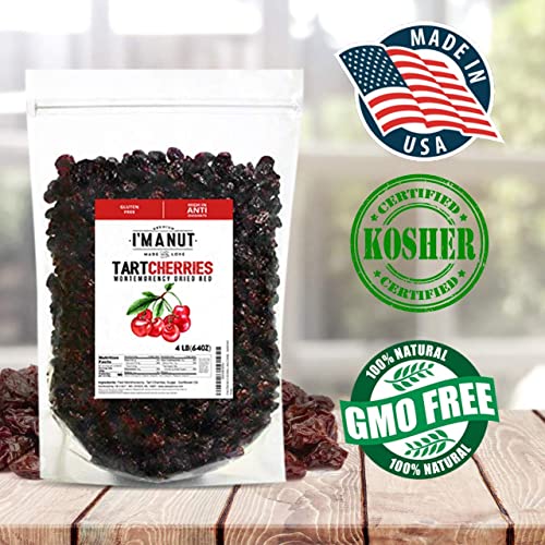 Dried Cherries 2 LB 32 oz | Resealable Bag | Tart Sour Montm...