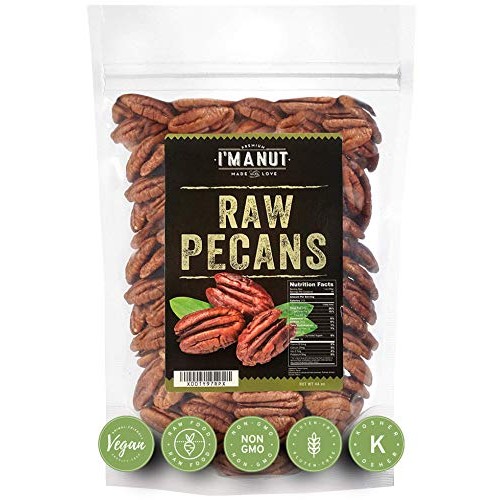 Raw Pecans Halves, 44Oz2.75 Pounds Compares To Organic, No Ppo