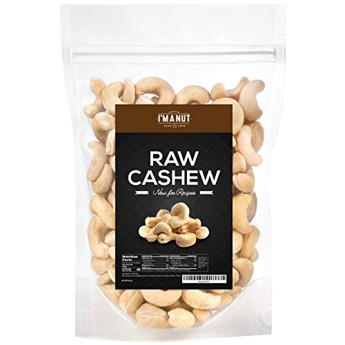Raw Whole Cashews, 3 Lbs, 100% Natural, No Chemicals, Non-Gmo, K