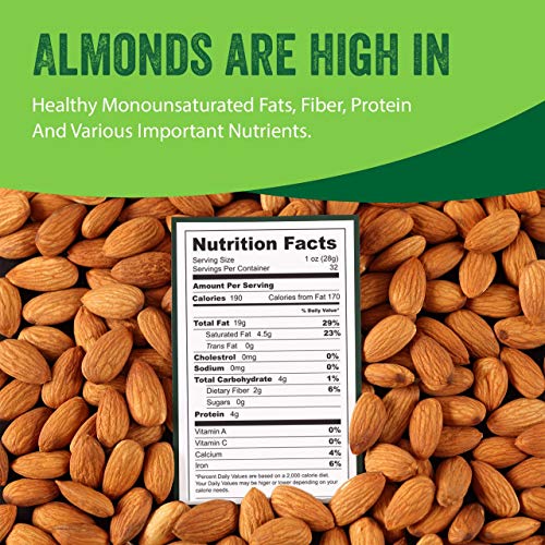Raw Almond 48Oz | Natural | Whole | No Ppo | Non-Gmo | No Herbic