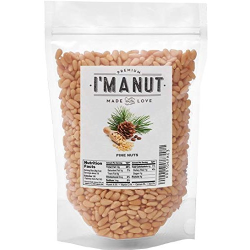 Raw Pine Nuts 1 Lb Whole And Natural No Ppo, Steam Pasteurized