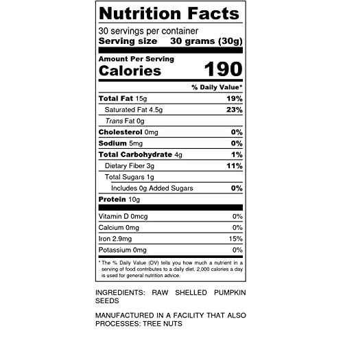 Raw Pumpkin Seeds Papitas 32 oz 2 lb | No Preservatives | No...