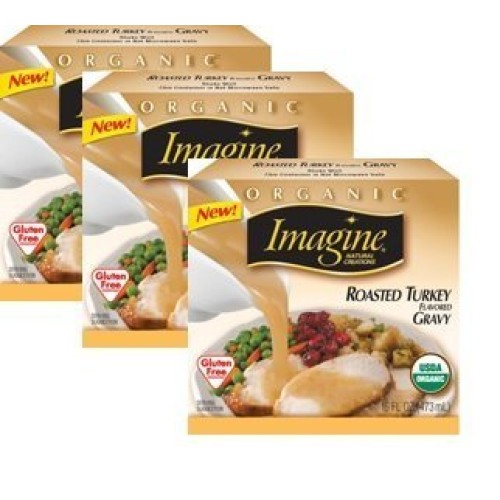 Imagine Organic Roasted Turkey Flavored Gravy 13.5 Oz [3 Pk] By
