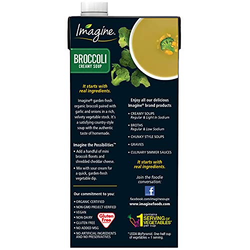 Imagine Organic Creamy Soup, Broccoli, 32 Oz