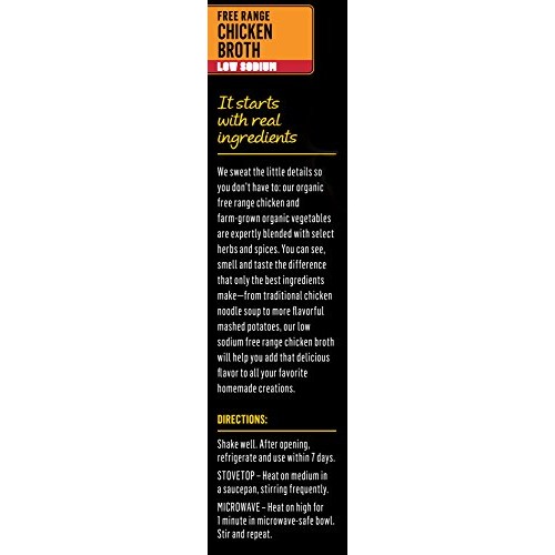 Imagine Organic Low-Sodium Free-Range Chicken Broth, 32 Oz.