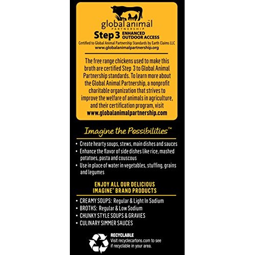 Imagine Organic Low-Sodium Free-Range Chicken Broth, 32 Oz.