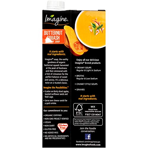 Imagine Organic Soup, Creamy Butternut Squash, 32 Ounce