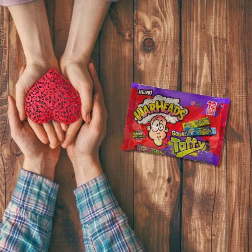 Warheads Sour Taffy Chewy Candies, Individually Wrapped Fruit Fl
