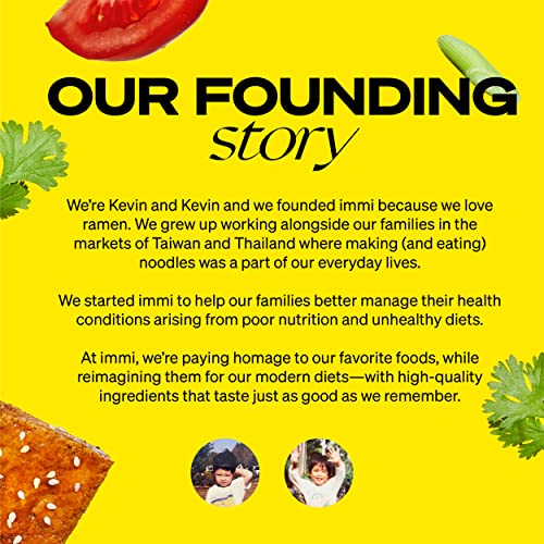 Immi Variety Pack Ramen, Black Garlic Chicken, Tom Yum Shrimp