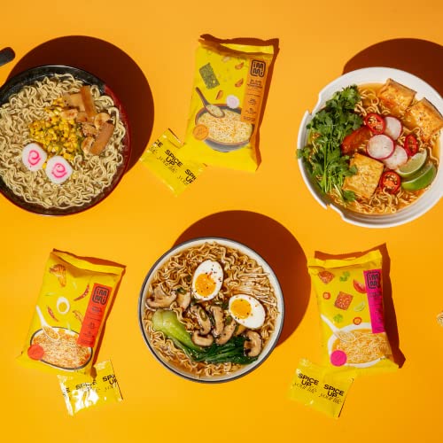 Immi Variety Pack Ramen, Black Garlic Chicken, Tom Yum Shrimp