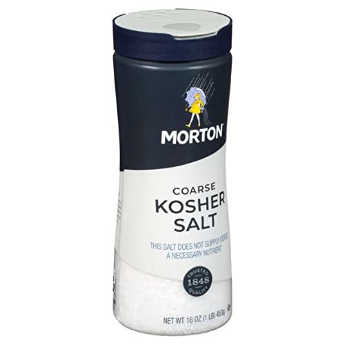 Morton Salt Kosher Salt, 16-Ounce Pack of 3