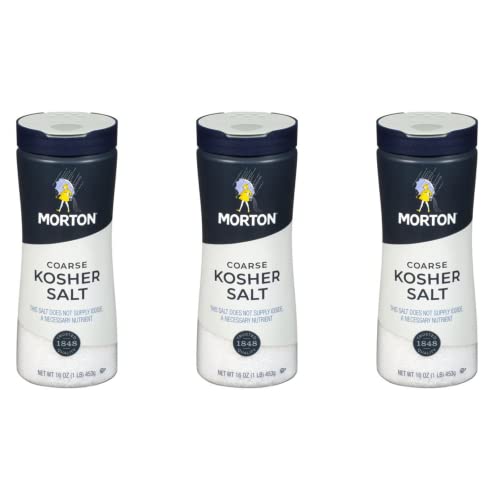 Morton Salt Kosher Salt, 16-Ounce Pack of 3