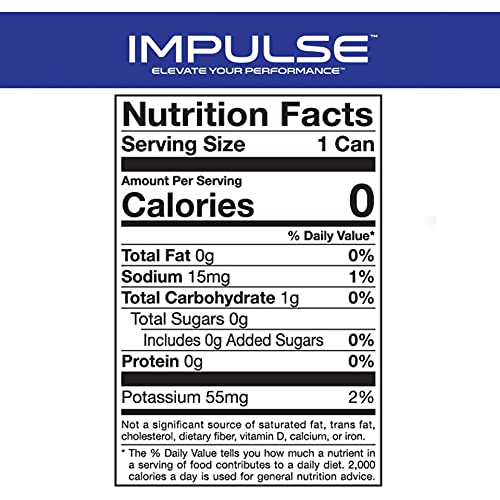 IMPULSE Energy Drink, Great Tasting, Boost Energy, No Crash, Zer...