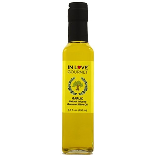 In Love Gourmet Garlic Natural Flavor Infused Gourmet Olive Oil