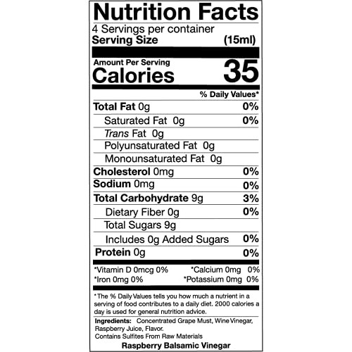 In Love Gourmet Raspberry Balsamic Vinegar 60Ml/2Oz Sample Size