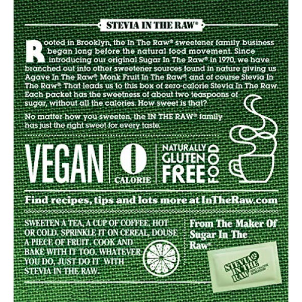 Stevia In The Raw, 200 Count 2 Count