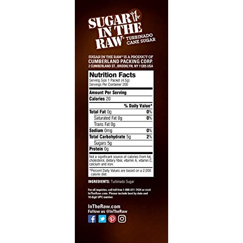 Sugar In The Raw, 200 Count 2 Count