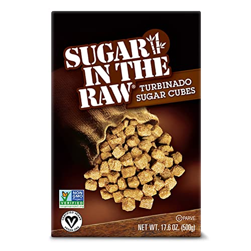 Sugar In The Raw Granulated Turbinado Cane Sugar Cubes, No Added...