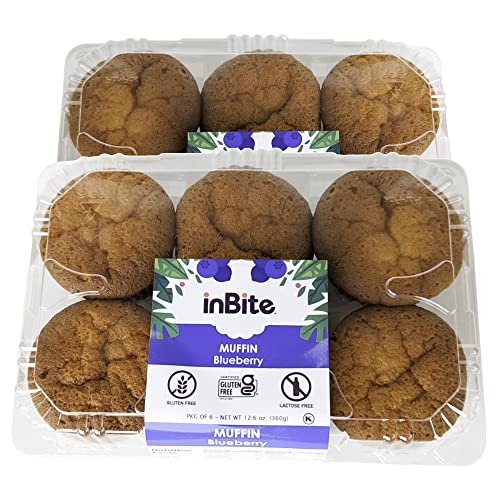 INBITE GLUTEN FREE MUFFIN BLUEBERRY - 12 count - 2 PACK - CERTIF...