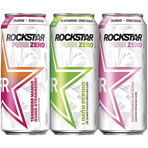 New Rockstar Energy Drink Variety Pack - 16Fl.Oz. Pack Of 16