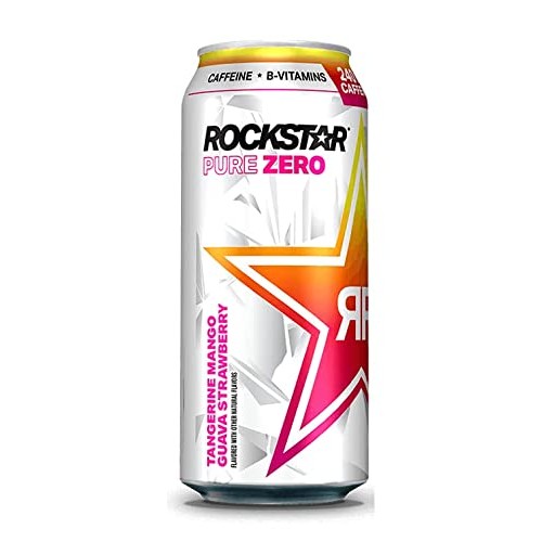 Rockstar Pure Zero Energy Drink Variety- Silver Ice, Pure Zero P