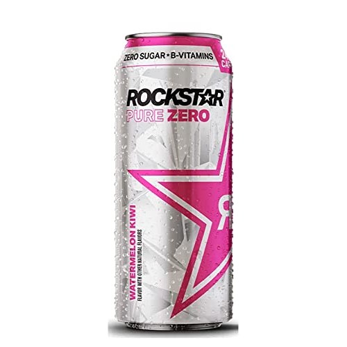 Rockstar Pure Zero Energy Drink Variety- Silver Ice, Pure Zero P